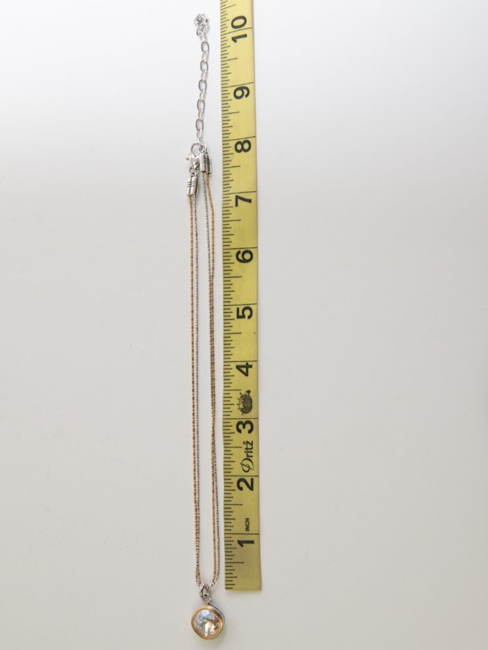Brighton Venusian Necklace Clear Swarovski Crystal Double Strand Gold Silver - Picture 7 of 8